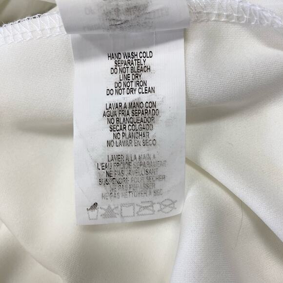 Marina Bell Sleeve Jumpsuit in White, Size 6 - Picture 6 of 7